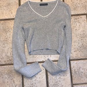 gray brandy sweater